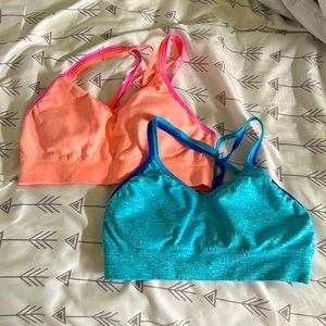 2 pack girls bras size L